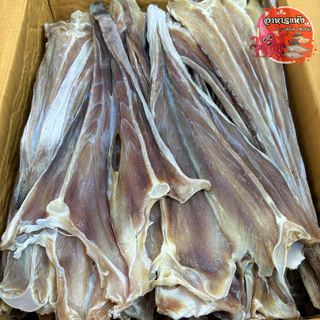 🐠ปลากระเบนคัด ปลายี่สน🐠 ‼ครึ่งกิโล‼ ตากแห้งตัวใหญ่ เค็มกำลังดี เนื้อสวย สดใหม่ทุกวัน