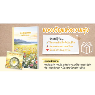สมุดไดอารี่ บันทึกคำขอบคุณ See the good ฝึกมองในแง่บวก ของขวัญ พลังบวก Gratitude Jounal
