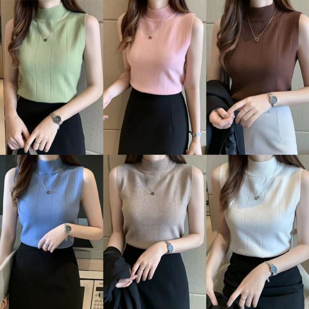 พร้อมส่งเสื้อยืดไหมพรมทรงกึ่งคอเก่า แขนกุดผ้าไหมพรมใส่สบาย ดีไซน์งานหรูดูดี8058*