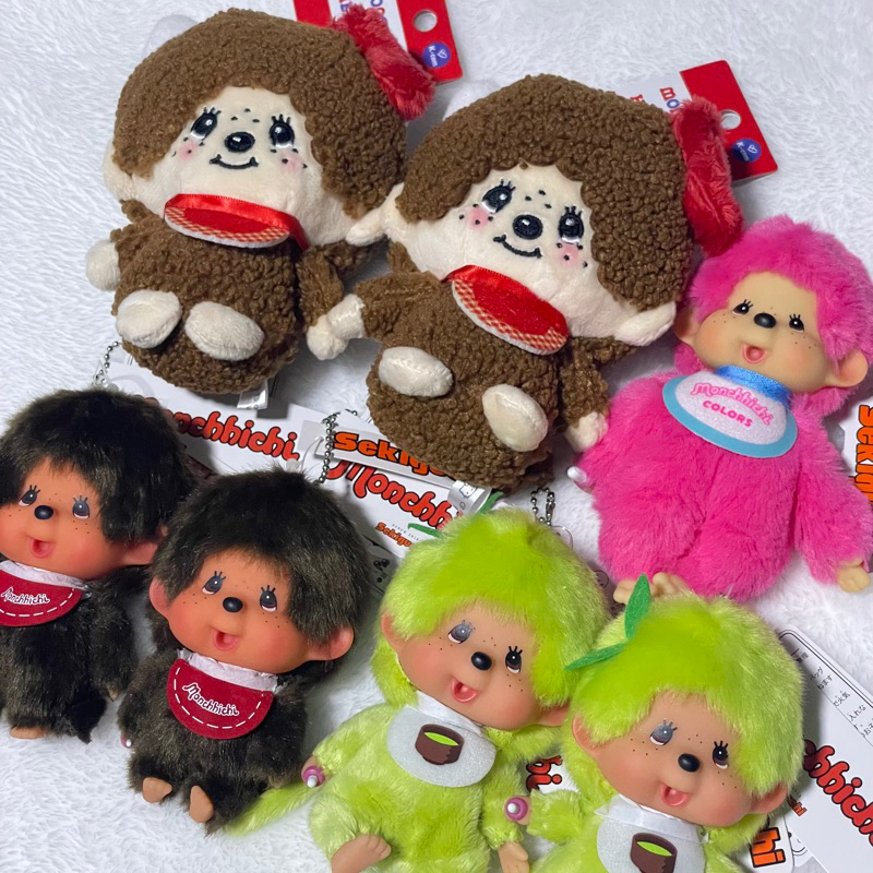 [MONCHHICHI] พร้อมส่ง พวงกุญแจ Monchhichi ม่อนชิชิ มอนชิชิ ของแท้
