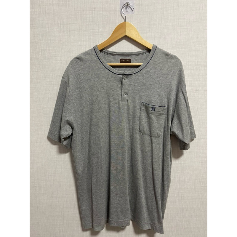 เสื้อยืดCelineสีเทา สภาพดีไม่มีตำหนิ