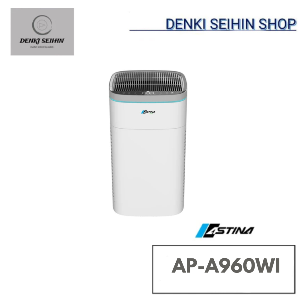 ASTINA เครื่องฟอกอากาศ ASTINA สีขาว ครอบคลุมพื้นที่ 58-100 ตารางเมตร รุ่น AP-A960WI