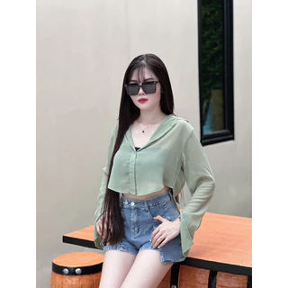 ครอปเชิ้ตชีฟอง (C01)