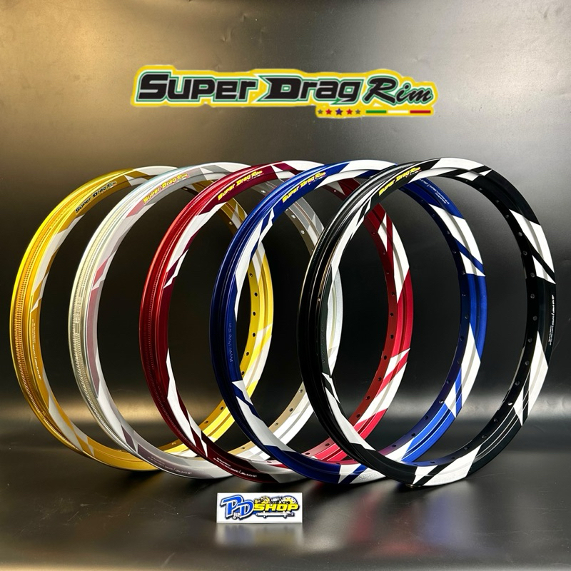 วงล้อ Super Drag Rim ลายสายฟ้า 1.40-17 (2 วง)