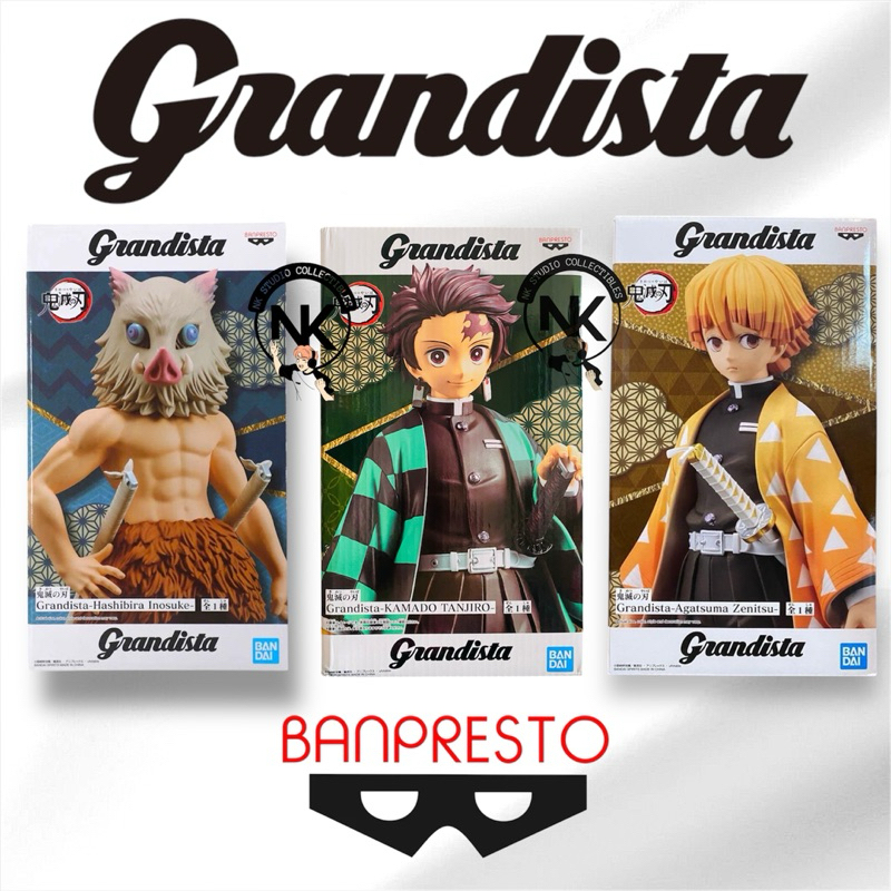 [พร้อมส่ง] โมเดล ดาบพิฆาตอสูร Grandista ลิขสิทธิ์แท้ Lot Jp มือ1 (ทันจิโร่,เซนอิทซึ,อิโนะสุเกะ)