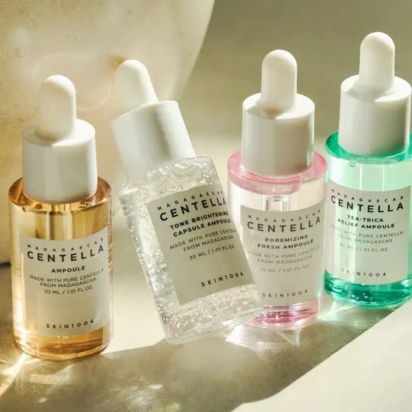 SKIN1004 Madagascar Centella Ampoule Kit เซ็ท 4 ขวด 4 สูตร 30 ml. #Centella #Tone Brightening #Poremizing #Tea-Trica