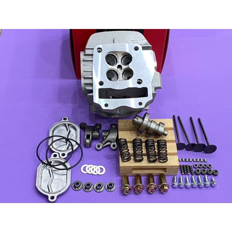 ฝาสูบ4วาล์วW125&ปลาวาฬ57,59,60,64,65,66,67,68พร้อมอุปกรณ์ครบชุด มอเตอร์ไซค์ สินค้าคุณภาพสูง