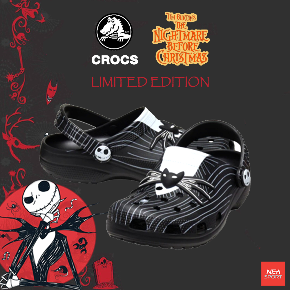 [เด็ก + Limited Edition] CROCS Classic Clog - NIGHTMARE BEFORE CHRISTMAS รองเท้าแตะ เด็ก คร็อคส์ แท้