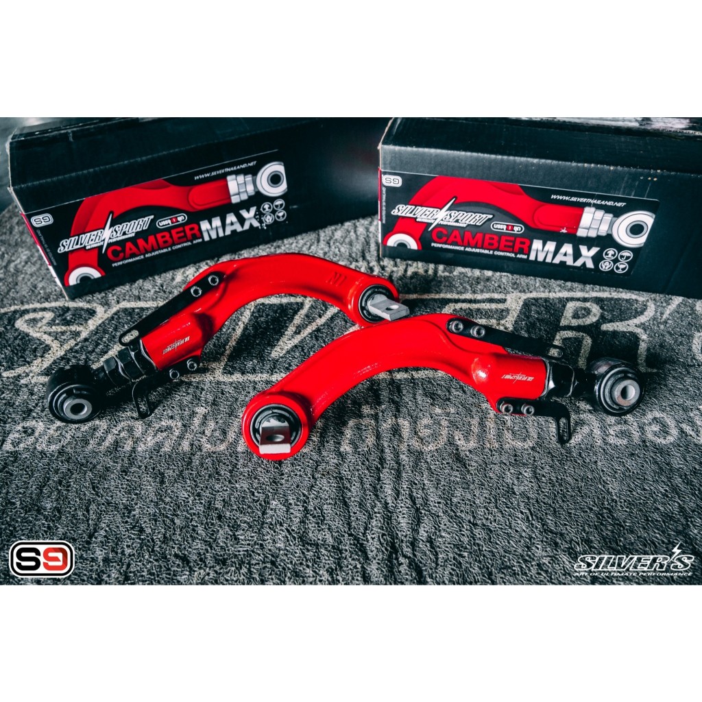 ตัวปรับแคมเบอร์หลัง Silver's CamberMax ตรงรุ่น Honda Civic FD FB Rear Camber kit แคมเบอร์ปรับองศา จัดฟิตเม้น แก้ล้อแบะ