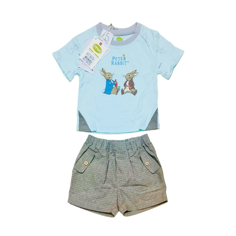 Enfant Green Peter Rabbit New Collection ชุดเซ็ต ชุดเที่ยว ลายใหม่ชนช็อป สำหรับเด็กอายุ3เดือน-12เดือ