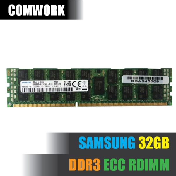 แรม SAMSUNG 32GB DDR3 ECC RDIMM REGISTERED REG SERVER RAM MEMORY PC3 WORKSTATION