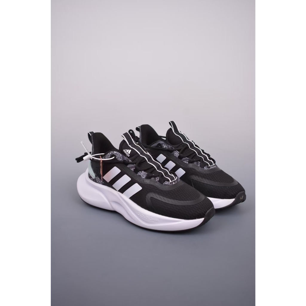 ผลิตภัณฑ์ถ่ายจริง adidas ALPHABOOST V1 Sustainable รองเท้าวิ่งสบาย ๆ เทรนด์ต่ำHP6154DD