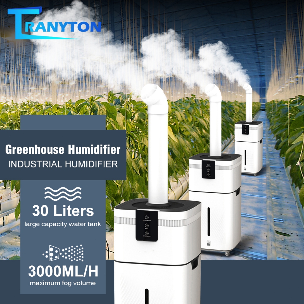 Humidifiers เครื่องทำให้ชื้น Green house เครื่องเพิ่มความชื้น ในอากาศ 30L ทำงานระบบ atomization WIFI