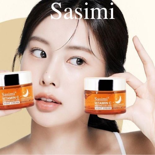 SASIMI Vitamin C Face Cream ครีมบำรุงผิวหน้า ลดเลือนริ้วรอย เพิ่มความกระจ่างใส