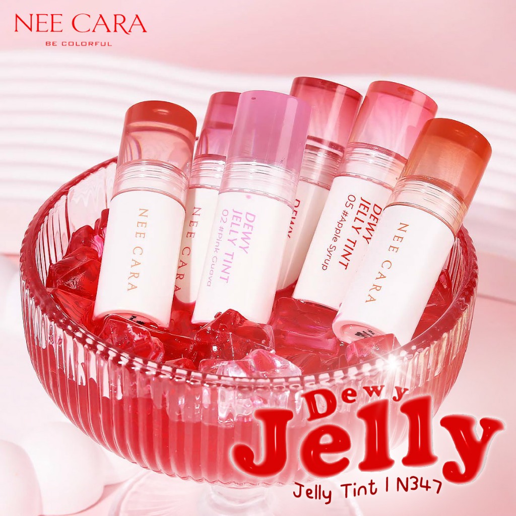 NEE CARA | N347 ลิปดิววี เจลลี่ | DEWY JELLY TINT