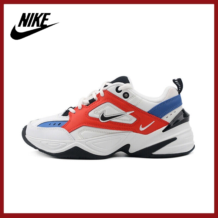 【โปรโมชั่นสินค้าใหม่】Nike M2K Tekno รองเท้าผ้าใบสำหรับผู้ชาย และผู้หญิง