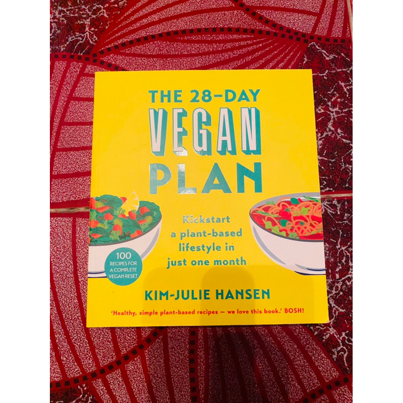 the 28 day vegan plan มือสอง สีสวยทั้งเล่ม