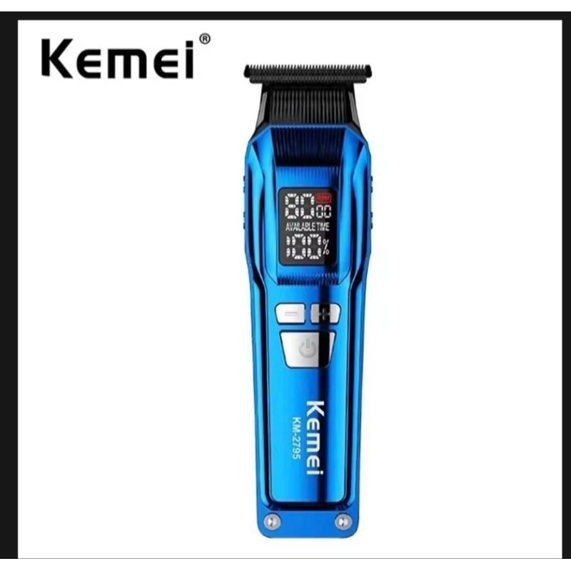Kemei รุ่น KM-2795เครื่องตัดผมแบบมืออาชีพ ปัตตาเลี่ยนตัดผมแบบชาร์จไฟได้ปัตตาเลี่ยนไร้สายปัตตาเลี่ยนต
