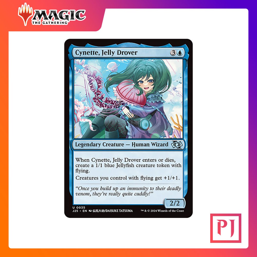 [MTG] Cynette, Jelly Drover [FDN] [BLUE] [UNCOM] [NORMAL] [ENG] (การ์ดเมจิค / Magic the Gathering)