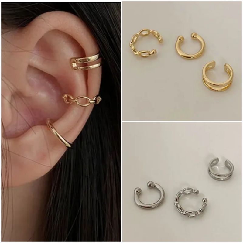 : | || ต่างหูหนีบมินิมอลเซ็ต • Minimal Ear Cuff Set