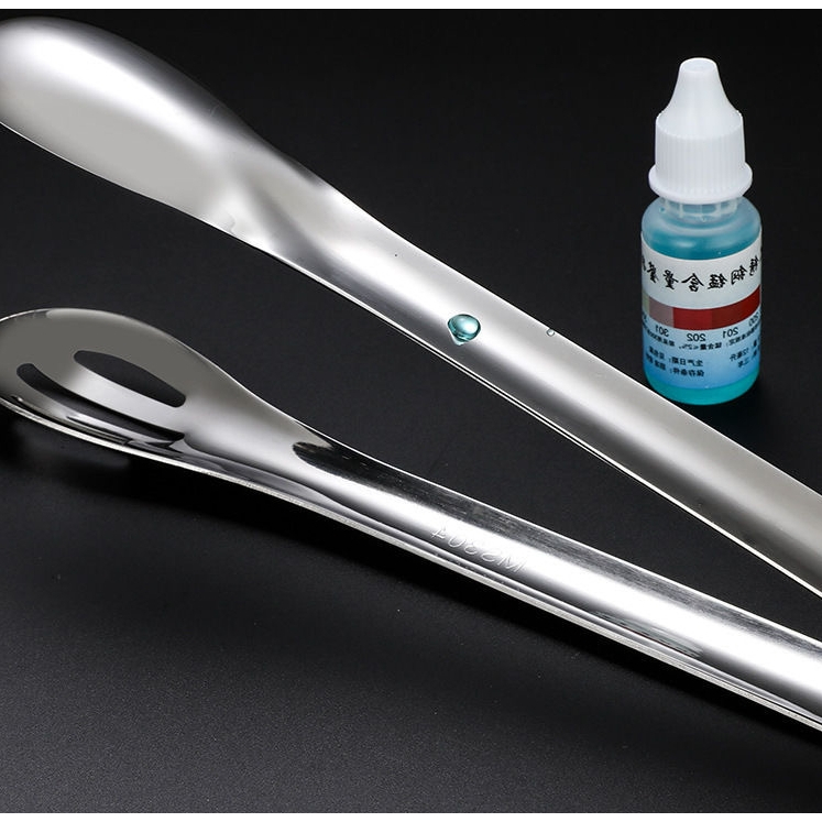 คลิปหนีบอาหารสแตนเลส ที่คีบบาร์บีคิว ย่างเนื้อ ที่คีบปากเป็ด stainless steel food clip - รูปที่ 4