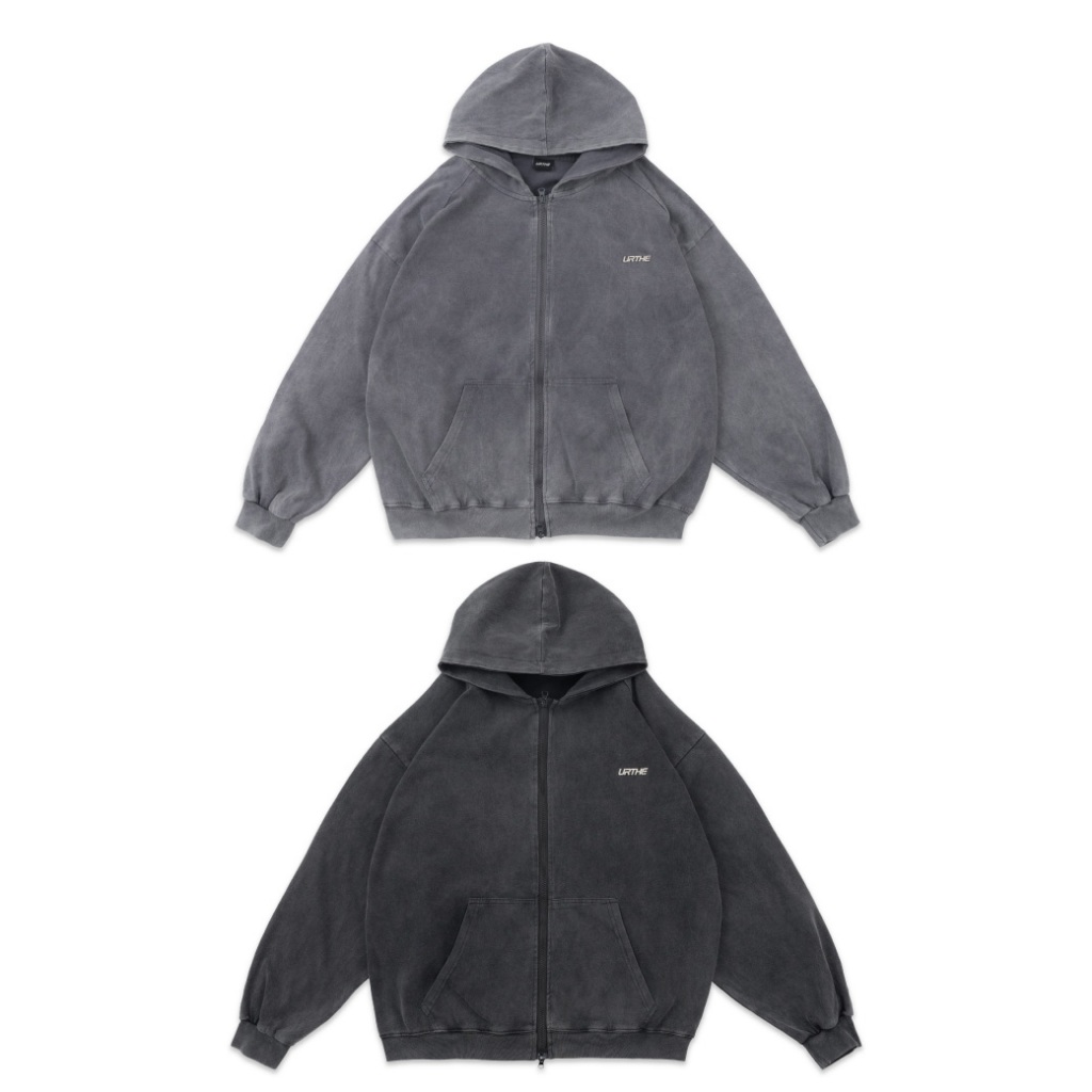 URTHE - เสื้อฮู้ด เเขนยาว รุ่น 3D METAL JK