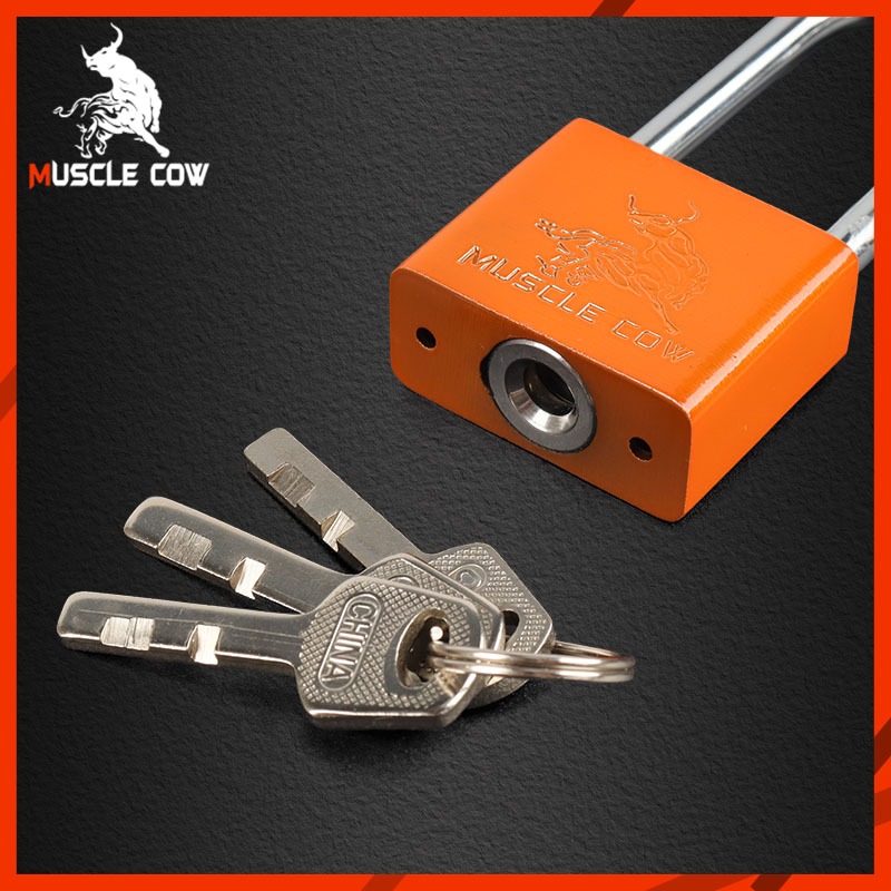 กุญแจ Muscle Cow กันน้ำ ขนาด 30-50 มิล กุญแจทองเหลือง โซโล แม่กุญแจ ของแท้ 100% กุญแจสปริง กุญแจบ้าน กุญแตตู้ กุญแจลิ้นช ราคา ถูกที่สุด ดีลบีเคเค แกลเลอรีภาพที่ 4