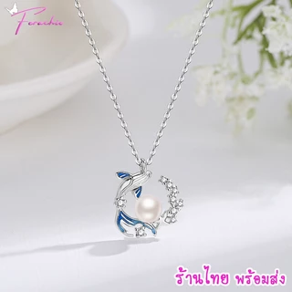 มาใหม่ พร้อมส่ง สร้อยคอ จี้ดาวคริสตัล ดอกไม้ ประดับเพชร สร้อยแฟชั่น สีเงิน สไตล์เกาหลี ปรับระดับได้