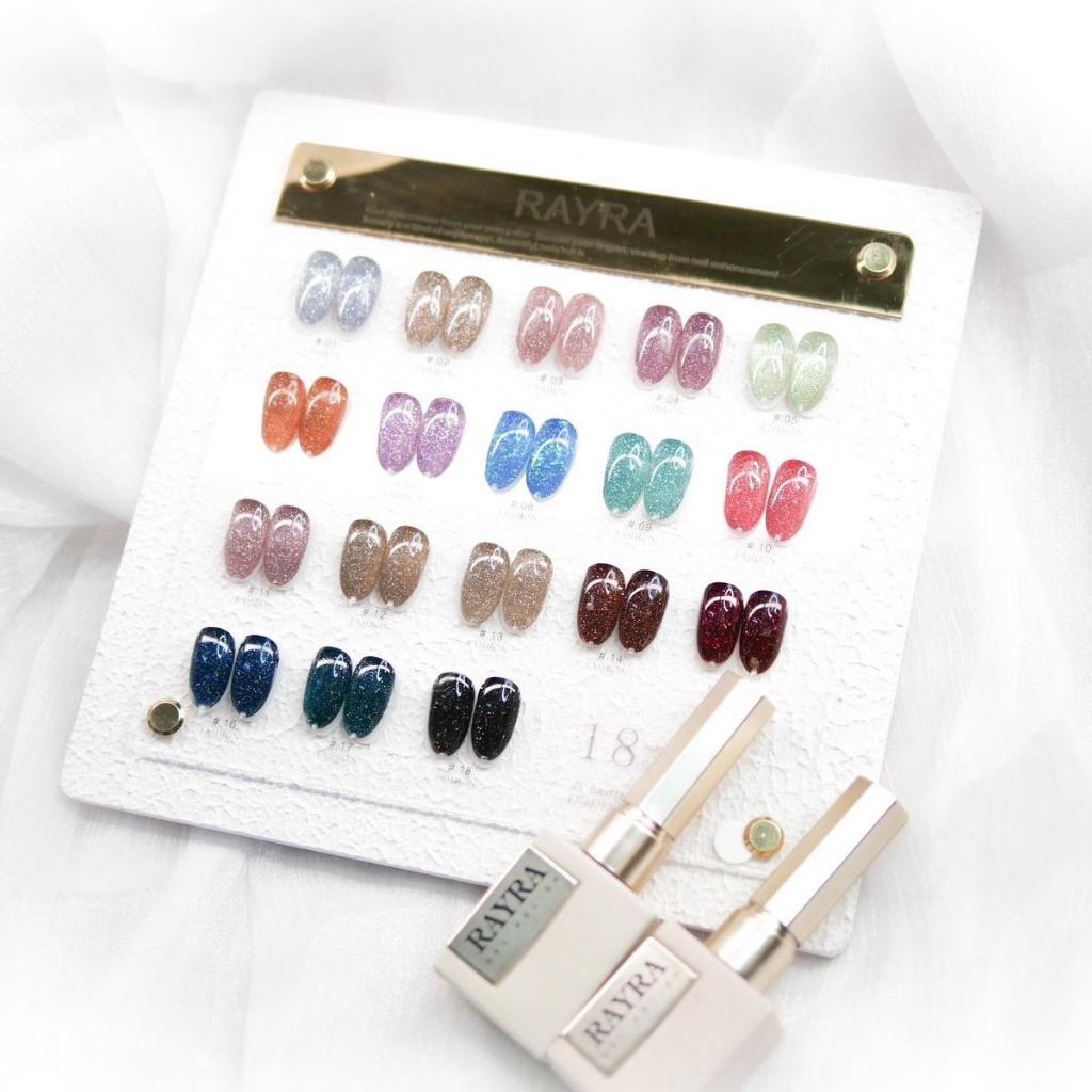 แยกขวด สีเจล Rayra premium gel Flash 18 color แต่งเล็บ