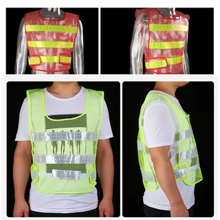เสื้อกั๊กสะท้อนแสง เสื้อกั๊กเซฟตี้ Reflective Safety Vest เพิ่มความปลอดภัยในการทำงาน การออกแบบที่พิถีพิถัน เสื้อเขียว
