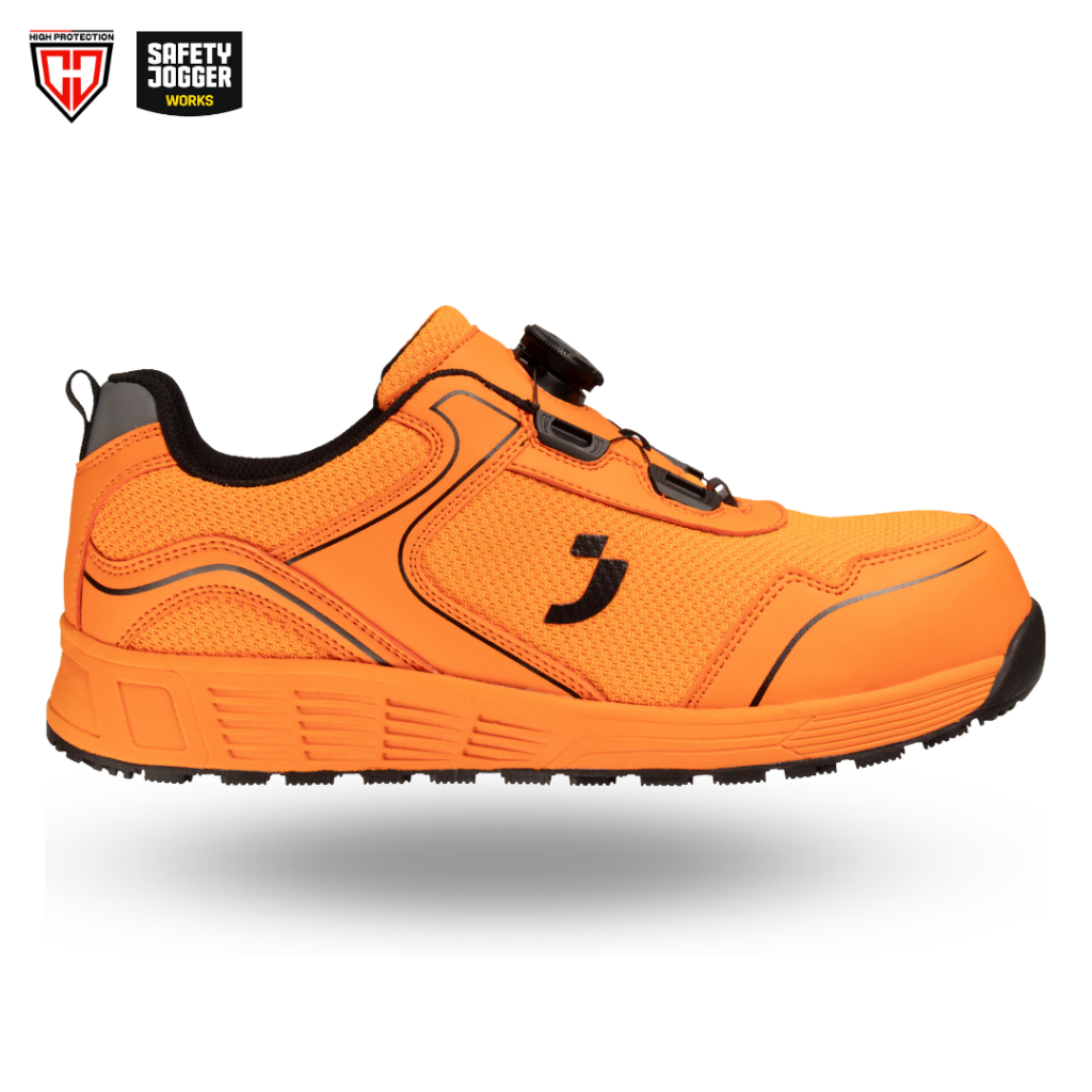 รองเท้าเซฟตี้ แบรนด์ SAFETY JOGGER รุ่น LOBI S1P LOW TLS สีส้ม [ลิขสิทธิ์แท้ รับประกันคุณภาพ 3 เดือน]