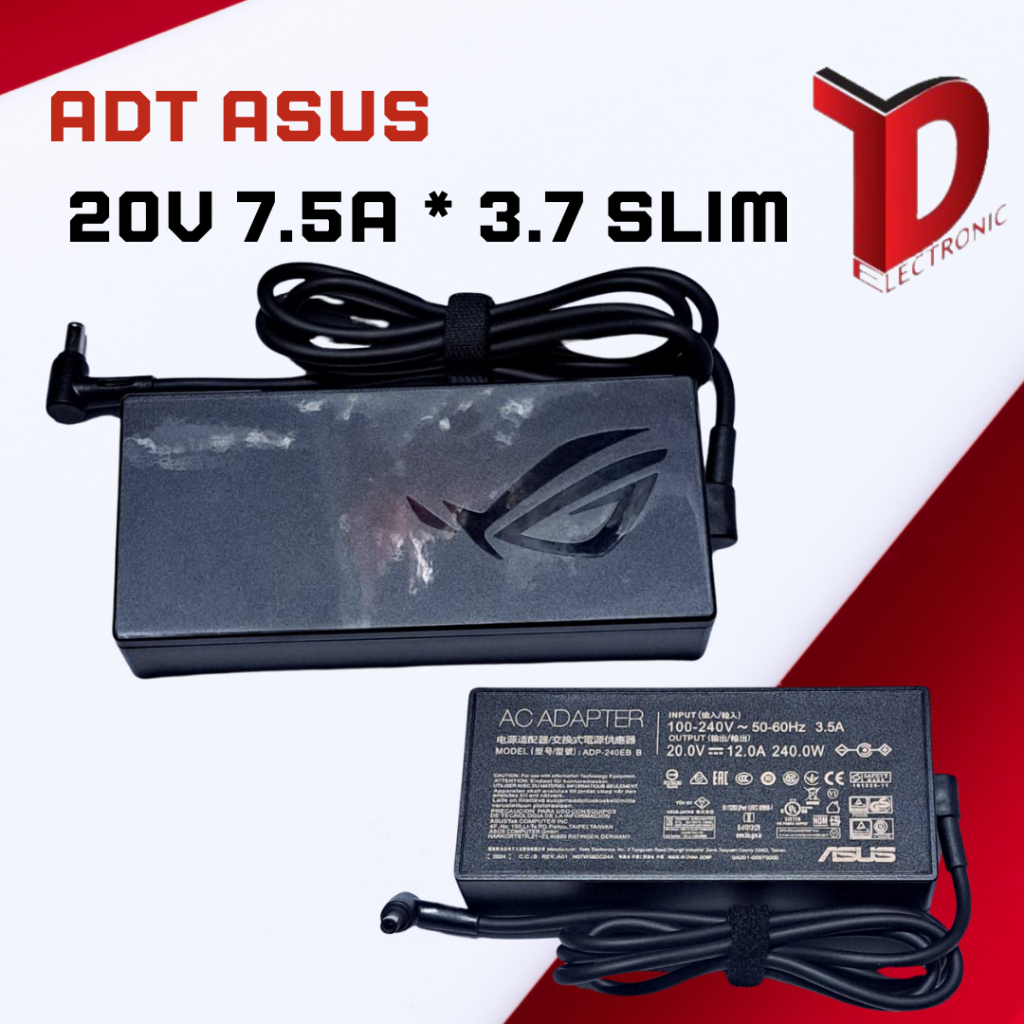 ADAPTER ASUS 20V 7.5A *3.7 SLIM /150W