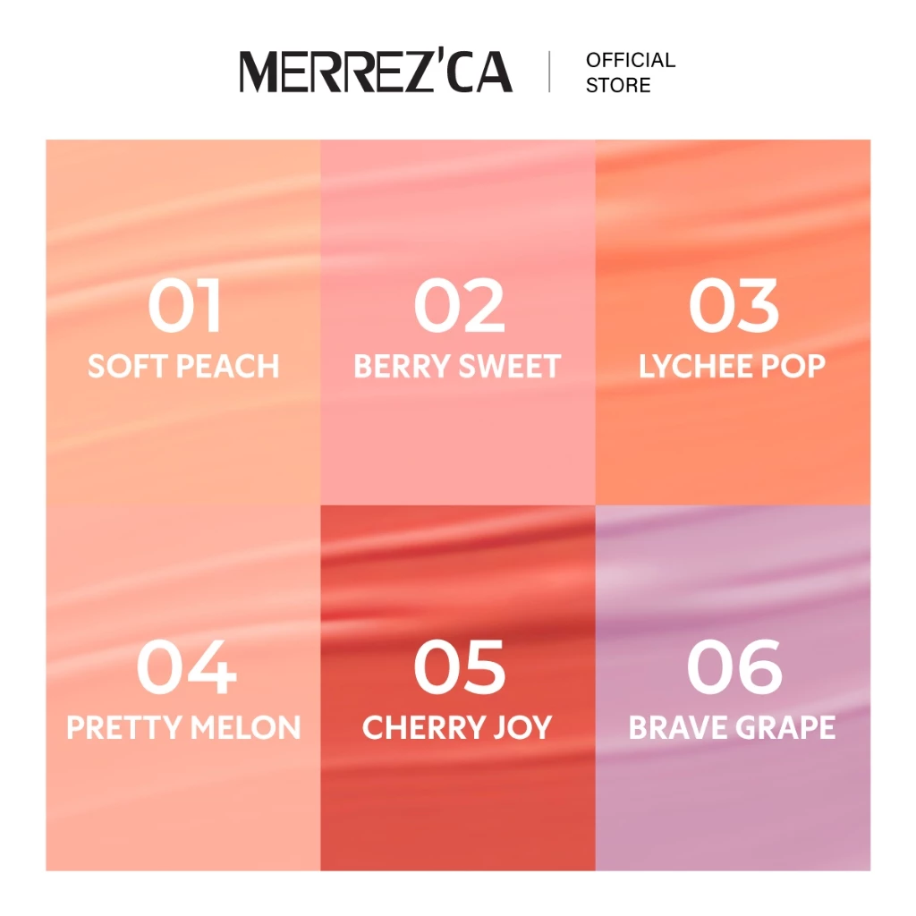 Merrezca Velvet Touch Cushion Blusher บลัชคุชชั่น บำรุงผิว โกลว์เป็นธรรมชาติ thumbnail 7