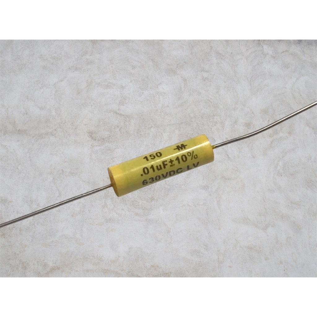 Mallory axial capacitors Type 150 series ค่า 0.01uF, 0.022uF, 0.047uF, 0.1uF, 0.22uF, 0.47uF 630V