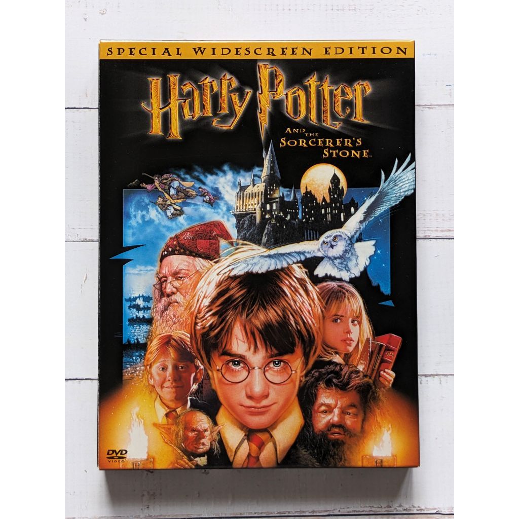 DVD ดีวีดี Harry Potter and the Sorcerer's Stone Zone 1 ไม่มีซับไทย ลิขสิทธิ์แท้ สภาพดี 2 Disc