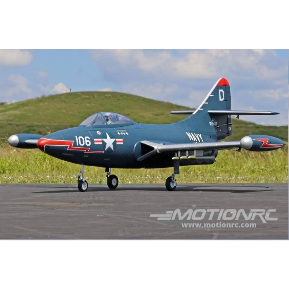 เครื่องบินโฟม Feewing : F9F-5 PANTHER EDF 70mm EDF Jet ตัวลำ+ชุดไฟ (ไม่รวม แบต รีซีฟ รีโมท)