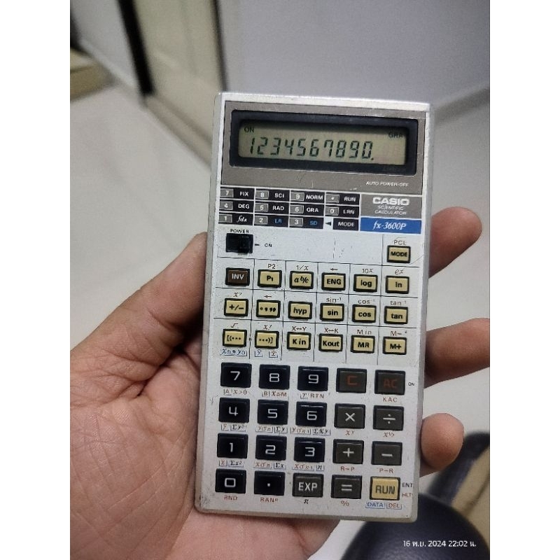 casio Fx -3600 เครื่องคิดเลข