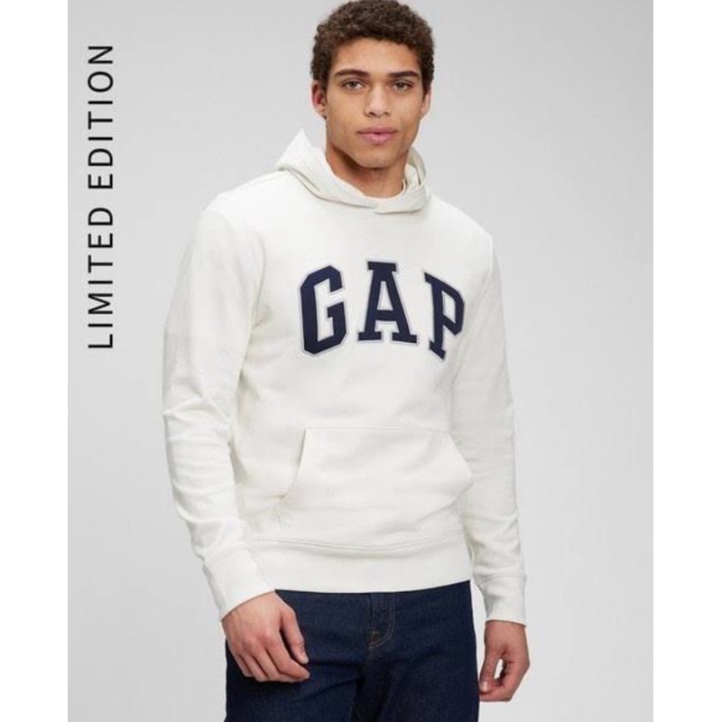 GAP Hoodie Sweatshirt เสื้อแขนยาว ผ้ายืด ทรงใส่หลวมๆ ใส่ได้ทั้งชายและหญิง งานแท้