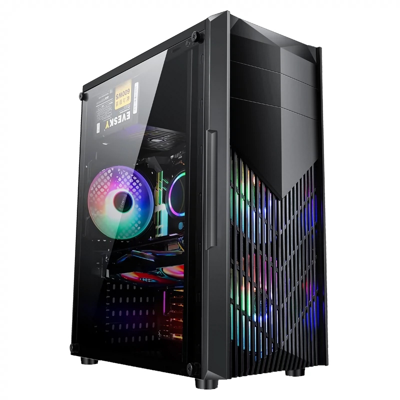 黑骑士Black Knight เคสคอมพิวเตอร์เดสก์ท็อป DIY สำหรับเล่นเกมระบายความร้อนด้วยน้ำ ATX บอร์ดขนาดใหญ่แบ็คไลน์เคสคอมพิวเตอร电脑机箱