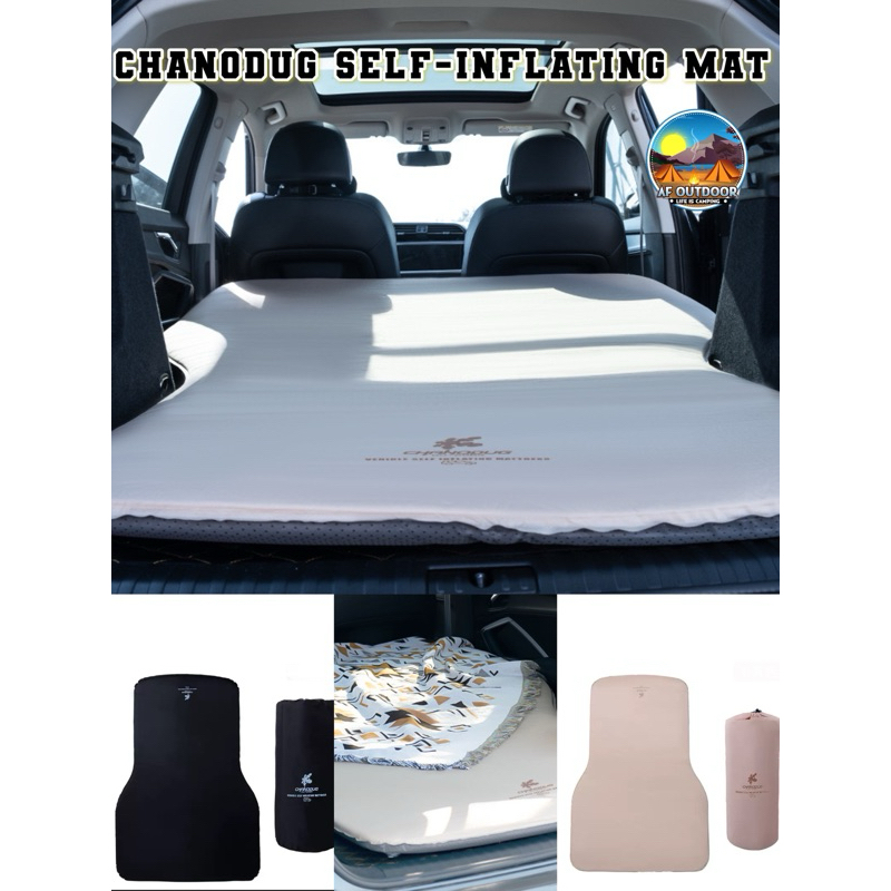 พร้อมส่ง Chanodug แผ่นรองนอนพองลมอัตโนมัติ ใช้นอนในรถยนต์ ที่นอน Camp car สำหรับรถยนต์ SUV, PPV