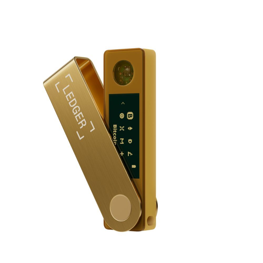 Ledger Nano X Gold สีทอง Hardware Wallet Crypto Bitcoin ตัวแทนจำหน่ายอย่างเป็นทางการในประเทศไทย