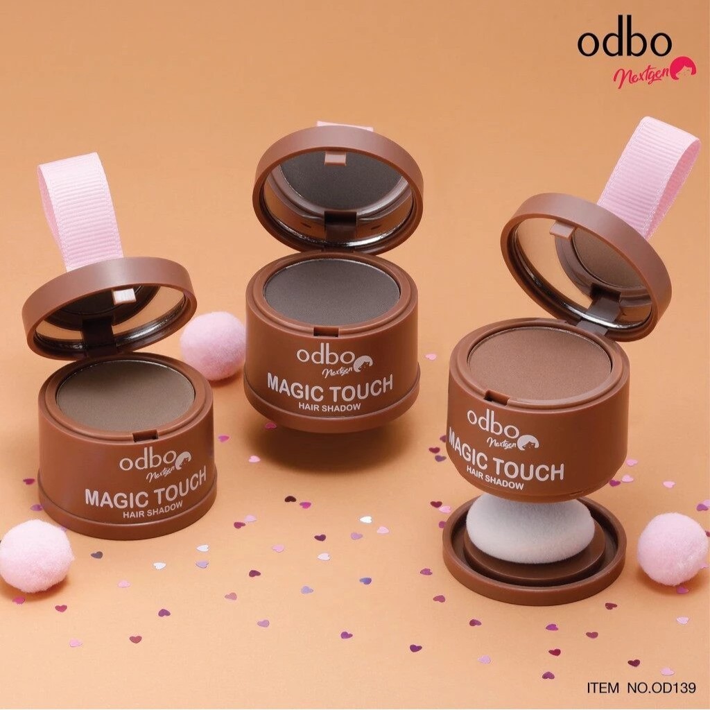 (กระปุก) OD1-107 Odbo Magic Touch Hair Shadow โอดีบีโอ แมจิก ทัช แฮร์แชโดว์ 3 กรัม - รูปที่ 2