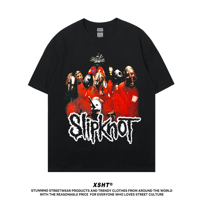พร้อมส่ง เสื้อ Slipknot Band Tee - Black (สีดำ) by XSHT
