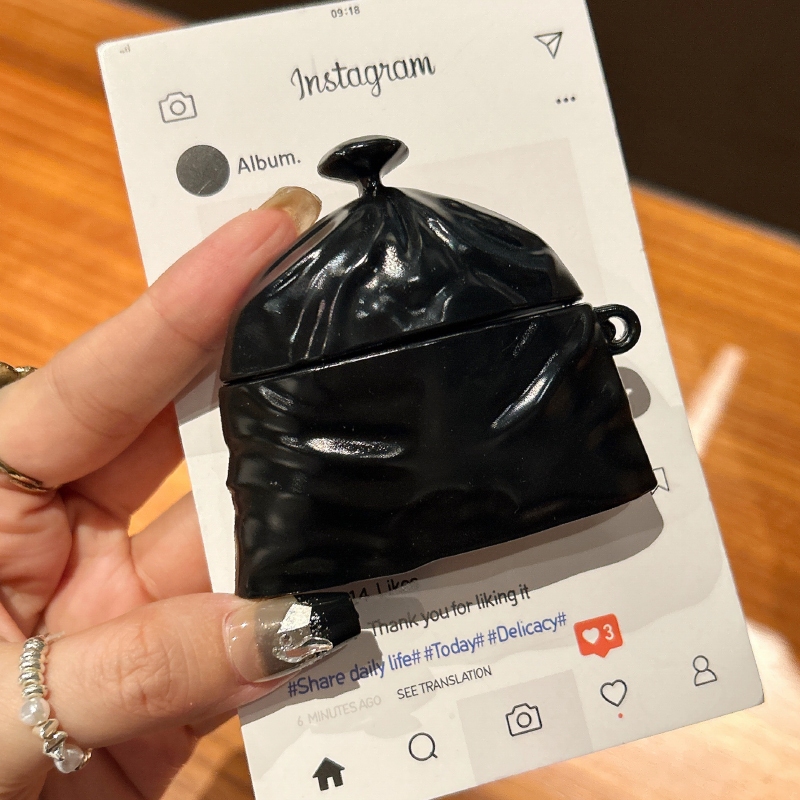 เคส ใช้สำหรับ Airpods 4 3 for Airpods pro 2 case สีดำ ใช้สำหรับ case airpods 3 2 เคสแอร์พอร์ด4 anc gen2 1 2024