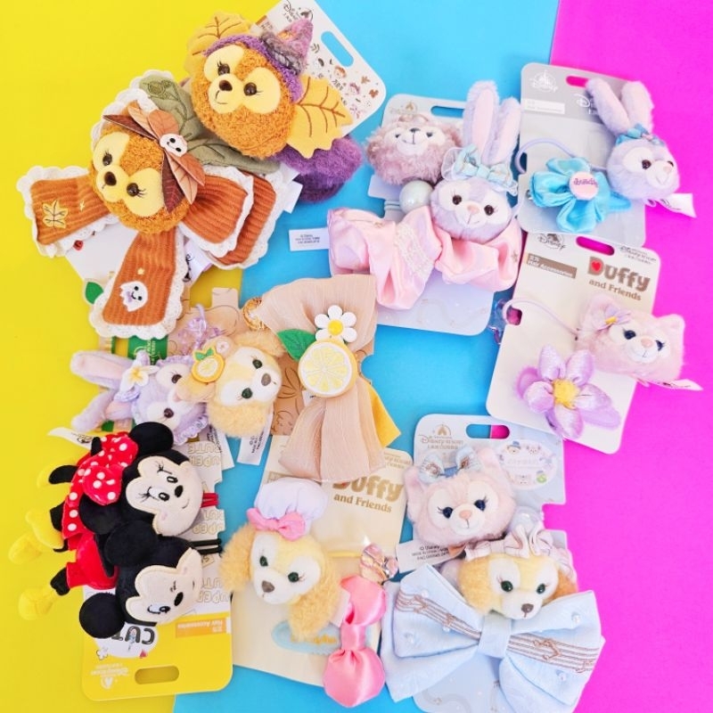 ❤️ แท้ 100% กิ๊บติดผม Duffy ยางมัดผม Disney 💖 Disney Store Disney Sea กิ๊บ Linabell Stellalou Minnie