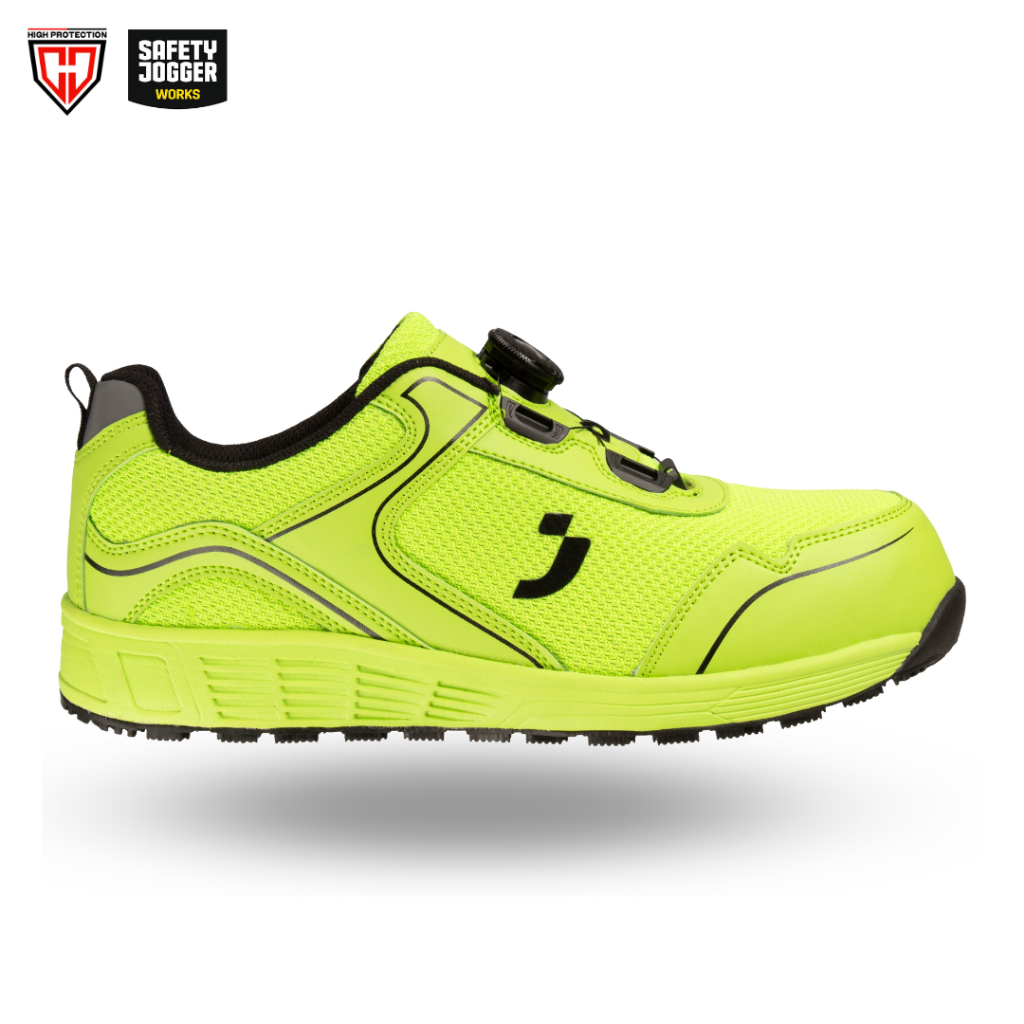 รองเท้าเซฟตี้ แบรนด์ SAFETY JOGGER รุ่น LOBI S1P LOW TLS สีเขียว [ลิขสิทธิ์แท้ รับประกันคุณภาพ 3 เดือน]