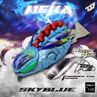 กบยาง เมฆา MEKA by น้าตุ้ม TSF ใบหลิวเตะน้ำ ขนาด 4 ซม. น้ำหนัก 8 กรัม