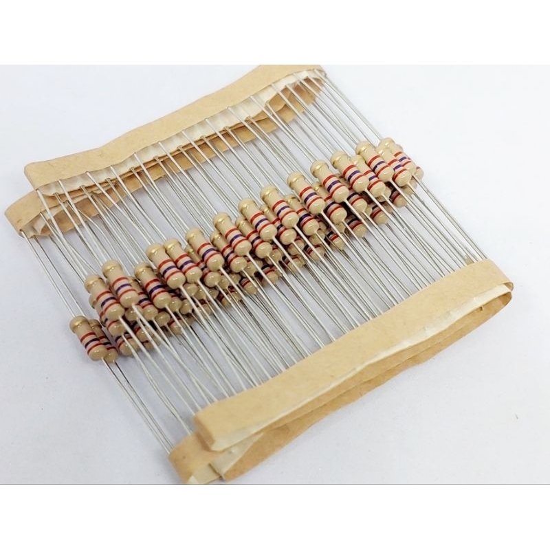 ( 20 ตัว / แพ็ค ) R 2.7K  1/2 วัตต์  , ค่าความผิดพลาด +-5% ตัวต้านทาน ,Resistor