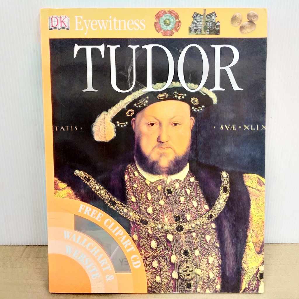 Tudor DK Eyewitness หนังสือประวัติศาสตร์อังกฤษ ภาษาอังกฤษ มือสอง ปกอ่อนมีซีดี