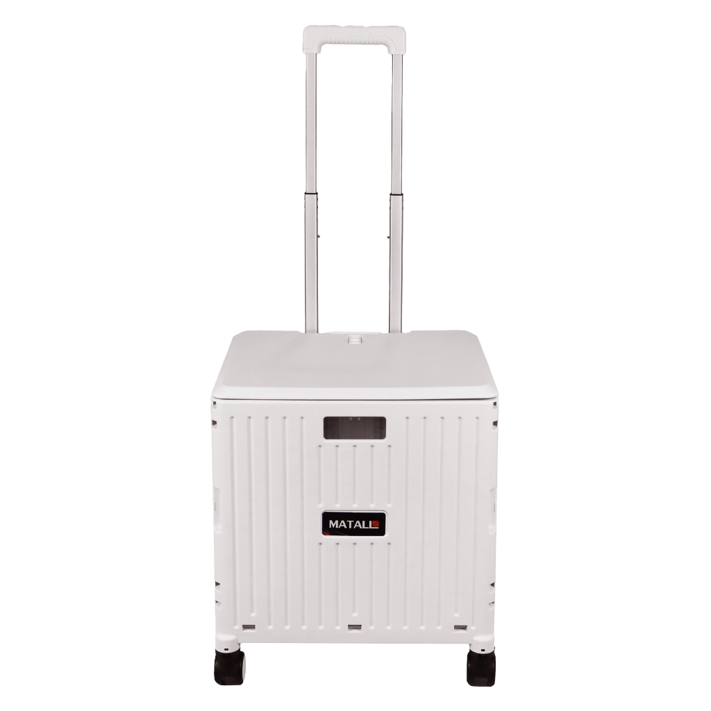 HomePro รถเข็นกล่องพับได้ BE MATALL JRWS-16A -ขนาด 35KG สีขาว